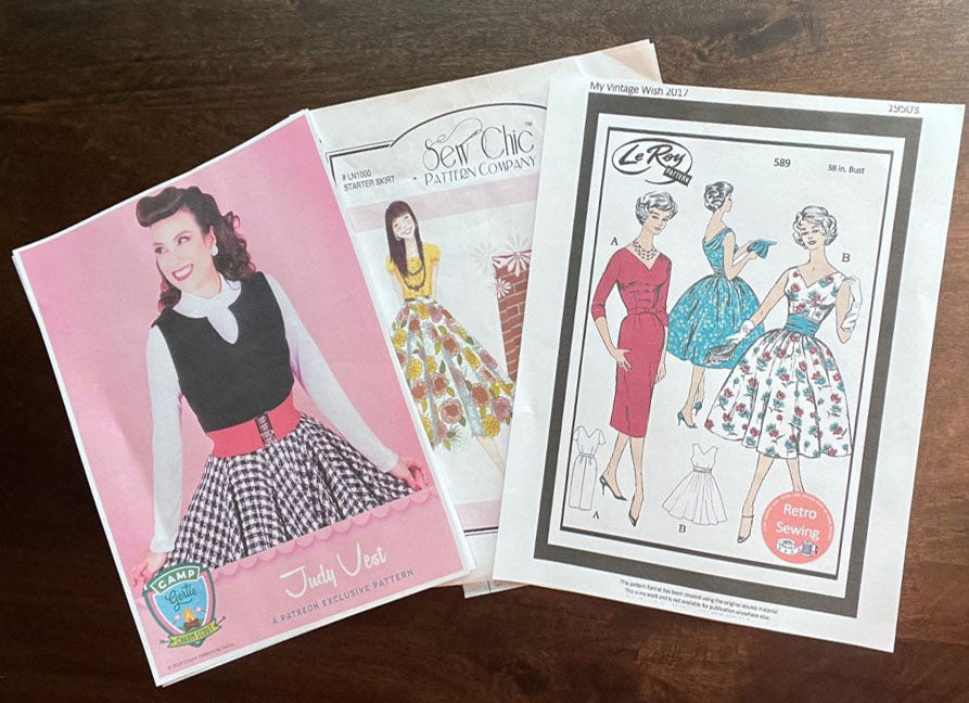 Starter Skirt Sewing Pattern (Paper or PDF) - Sew Chic Patterns